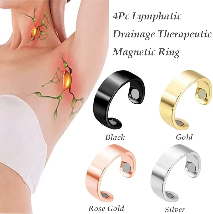 Lymphatic Drainage Therapeutic Magnetic Ring