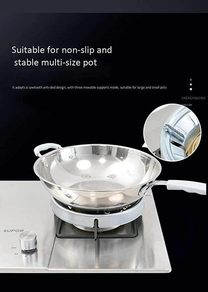 Gas Saver Stand Cooking Gas Saver Jali Ring Gas Stove Fire & Windproof Energy Saving Stand Gas Chula Stand Stove protector washable