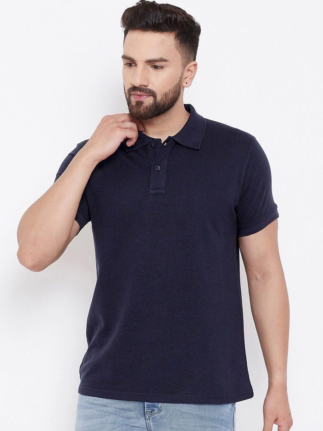 Cotton Blend Solid Half Sleeves Polo T-ShirtPolo T-Shirt