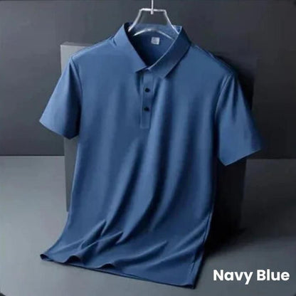 Poly Matte Assorted Solid Half Sleeves Mens Polo