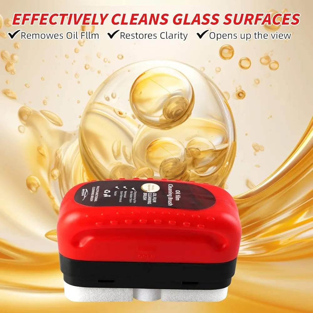 Brand: Generic Automotive Oil Film Cleaning Brush, Glass Cleaning Board, Prevents Rain and Fog Cleaning Brush, Improves Clarity and Visibility for Car Glass, Windshield, Windows