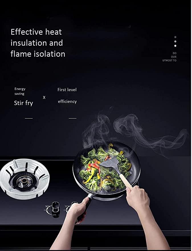 Gas Saver Stand Cooking Gas Saver Jali Ring Gas Stove Fire & Windproof Energy Saving Stand Gas Chula Stand Stove protector washable