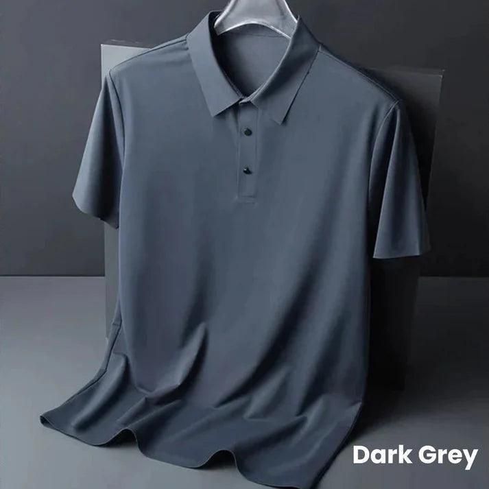 Poly Matte Assorted Solid Half Sleeves Mens Polo