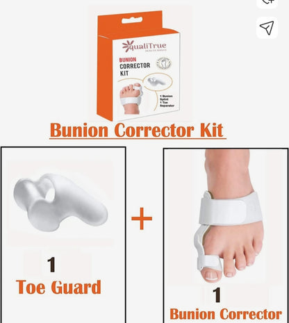 Silicone Toe Separator For Adults Bunion Corrector Splint Kit For Toe