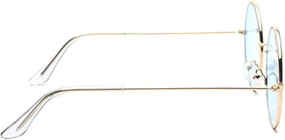 Rich Club Round Boys and Girl's Sunglasses (Blue) - Pack of 1